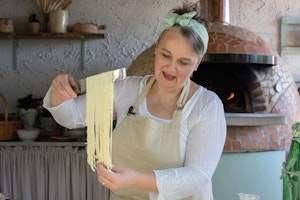 Lezione di cucina in un casale di Tramonti